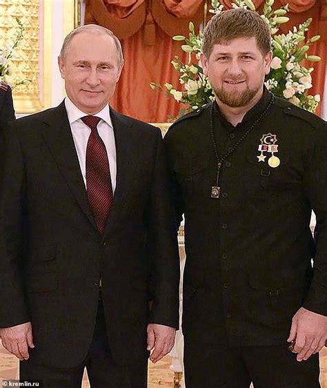 ramzan kadyrov putin shirt